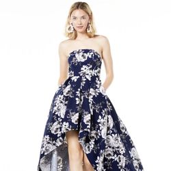 NEW Macy’s Prom Dress - Floral High-Low  