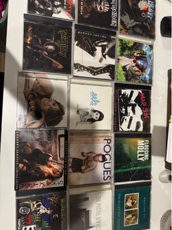 Lots of CDs from many artists