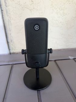 Elgato Wave:1 USB condenser microphone with its desktop stand