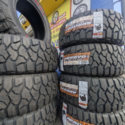 💯🤩NUEVAS 33X12_50r20 All Terrain Arroyo Brand. Con 50,000 Mías De Garantía 