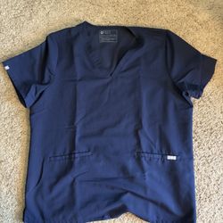 Figs Navy XXL scrub top