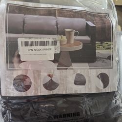 5 Pcs Grey Stretch Cushion Covers 