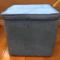 Teal Decorative Storage Cube