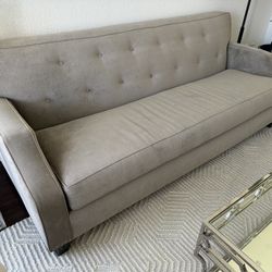 Gomen Furniture 86” Tufted Sofa - Made in California - Excellent Condition