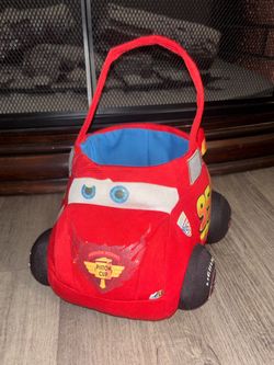 Disney Cars Lightning McQueen Plush Easter Basket