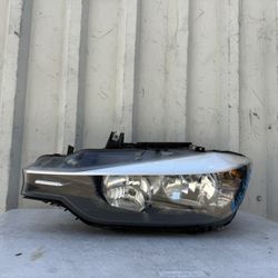 2012 2013 2014 2015 BMW 3 Series F30 320i 325i 328i 330i Halogen Headlight Headlamp Left driver Side LH Used Original OEM