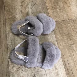 UGG Oh Yeah slingback slippers grey size 11
