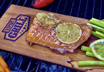 Expert Grill 15 inch Cedar Grilling Planks 2 Pack, 100% Natural For Use With Charcoal Or Gas Grills