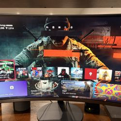 Samsung Curved monitor 27” 