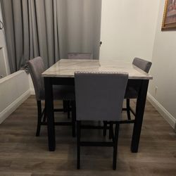 4 Chair Dining Table Set