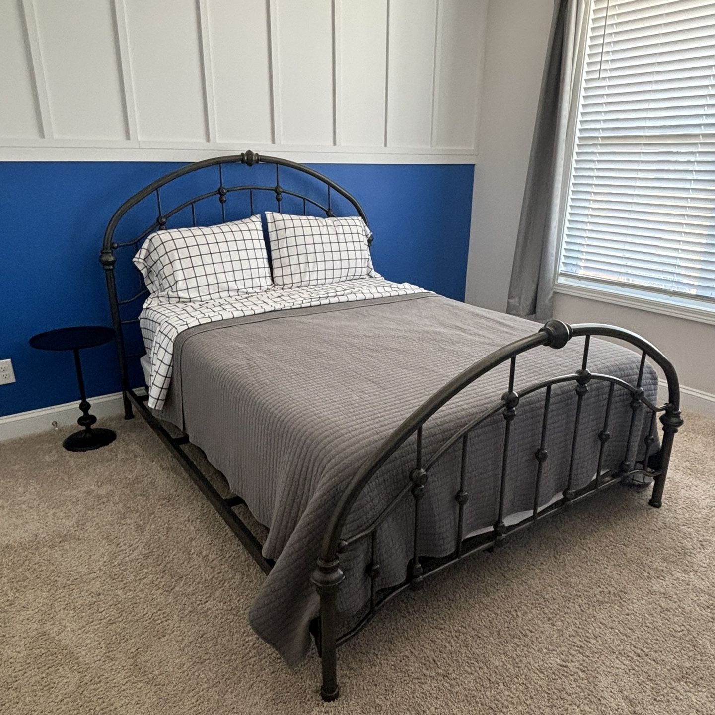 Queen Bed Frame and Box Spring Base 