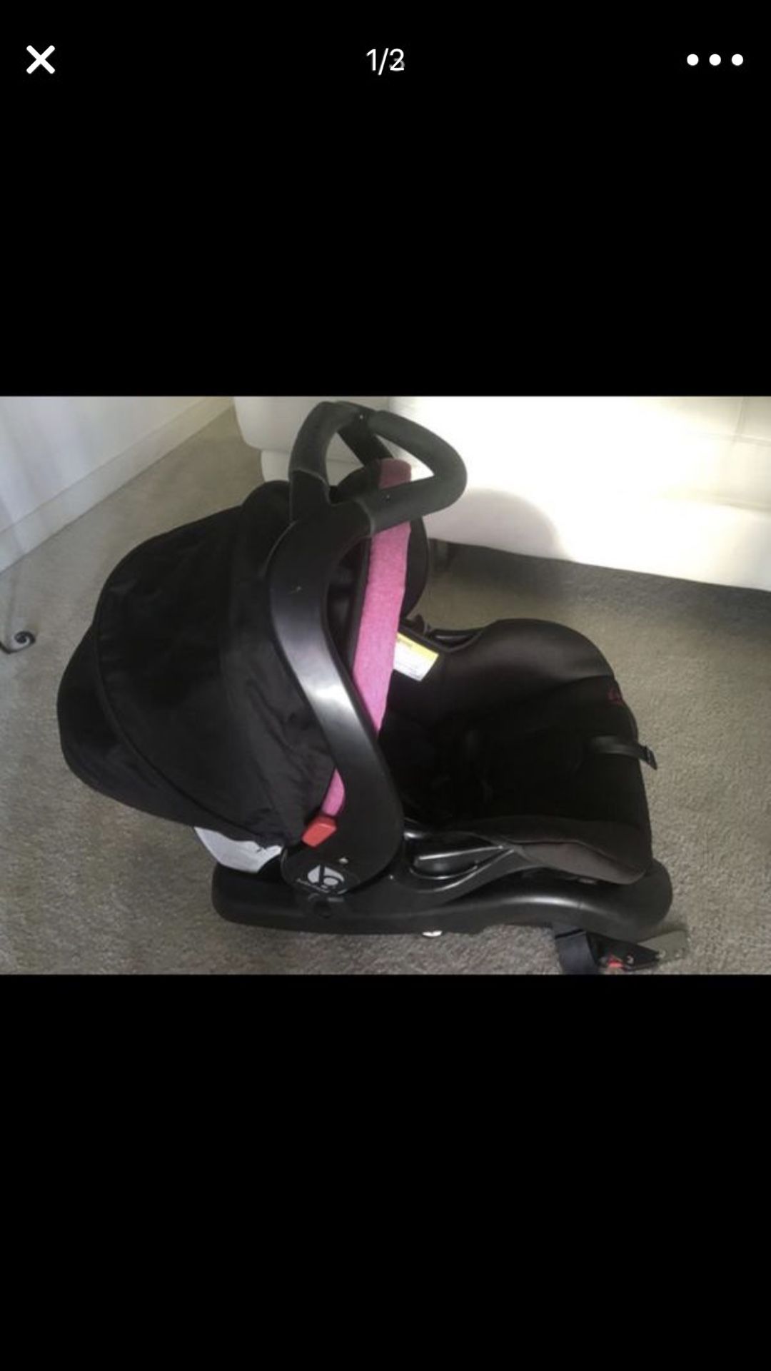 Barely used infant car seat and stroller set!!!