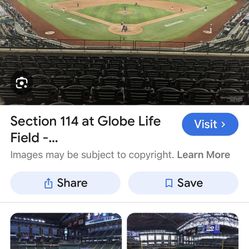 Texas Rangers Vs LA Angels May  17th 7:05 PM Arlington, TX Globe Life Fi