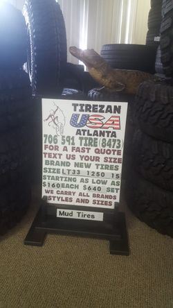 33 1250 15 BRAND NEW TIRE TIRES $160 EACH $640 SET