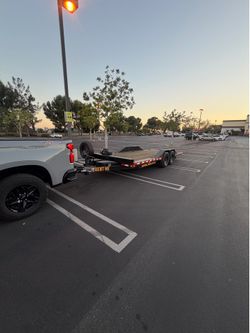 Car Hauler Trailer Tilt 20’x8.5’ Drive Over Fenders. Equipment Included