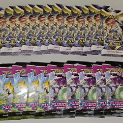 Fusion Strike and Brilliant Stars Booster Packs