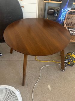 Solid Wood Round Dining Table