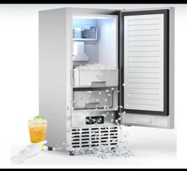 COWSAR 66-lb Ice Per day Nugget Ice Maker (Stainless Steel)