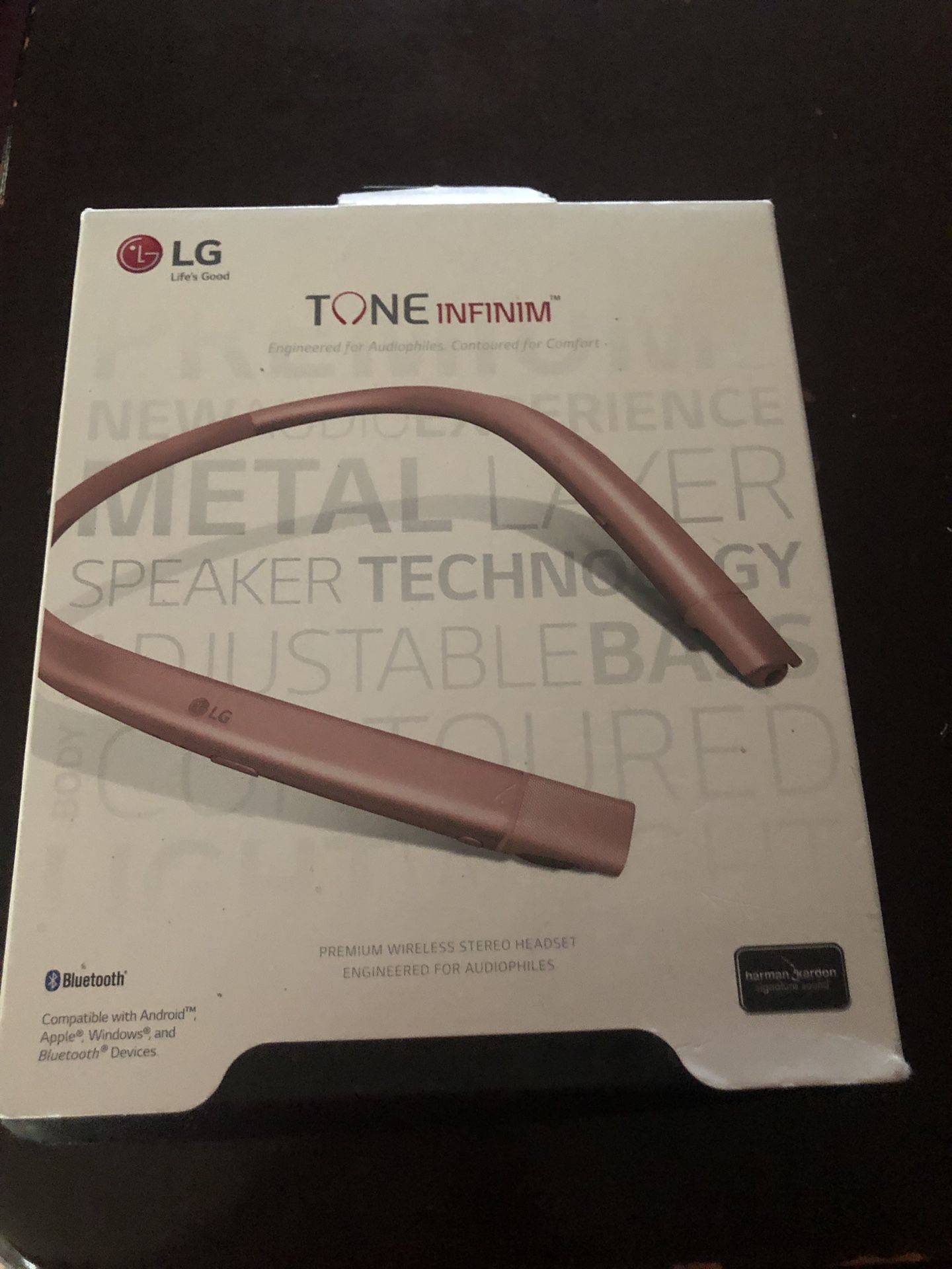 LG TONE INFINIM HBS-920 Wireless Stereo Headset - RoseGold