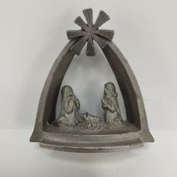 Vintage Pewter Jesus 1985 Religious Figure Statue Spoontiques