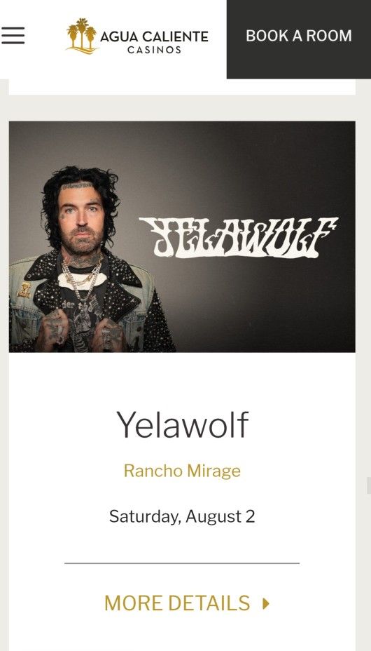 Yelawolf At The Show In Rancho Mirage Agua Caliente