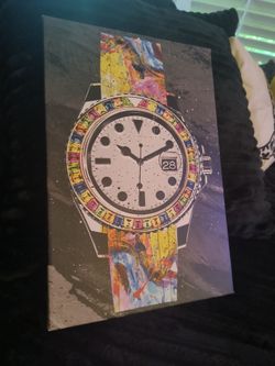 CANVAS ART PICTURE 18" X 20"  Rolex! LOOK UP YOURSELF THIS IS THE DESCRIPTION  OF THIS CANVAS!