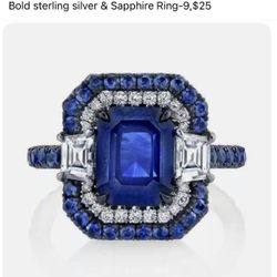 Ladies sterling silver Rings $25 each 6-10