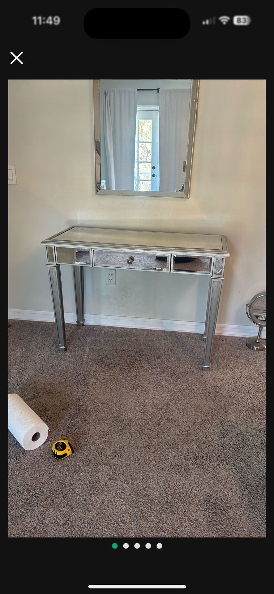 Mirrored Vanity