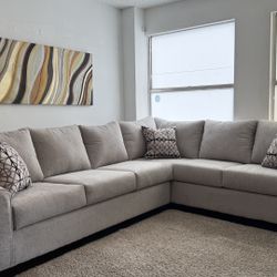 New Light Grey Sectional