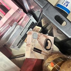 Lots Of Perfumes And Makeup 