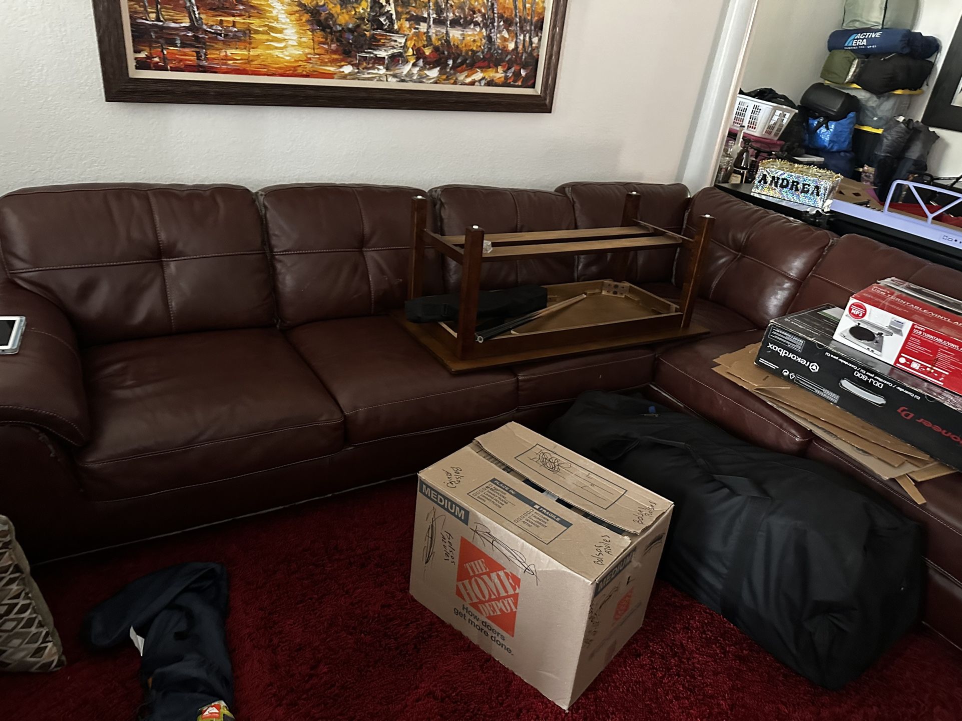 Free Leather Sofa