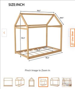 Kids House Bed *Frame only* UHAUL