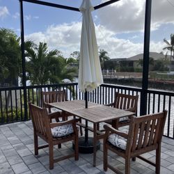 Teak Table and Chairs