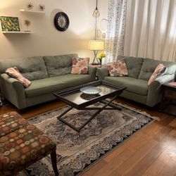 Sage Sofa And loveseat- Living Room Furniture 