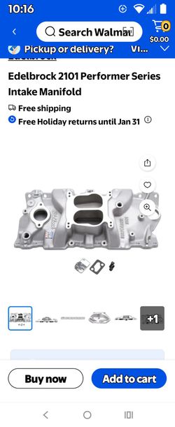 Edelbrock Performance Manifold 2101 Series 140 firm