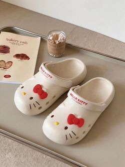 Hello Kitty White Non Slip Breathable Casual Outdoor Slippers
