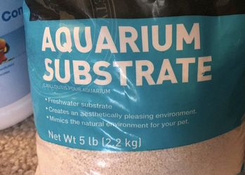 Aquarium stuffs substrate,salt water concentrate, decorations,Bettasafe. Fish bowl tank Thumbnail