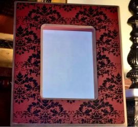 Damask Pattern 5x7 Picture Frame - Victorian Photo Decor