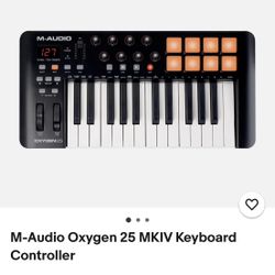 M-Audio Oxygen 25 MKIV Keyboard Controller