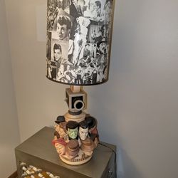 Vintage Statue Lamp Horror Actor Movie Rare