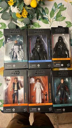 Star Wars black series action figures