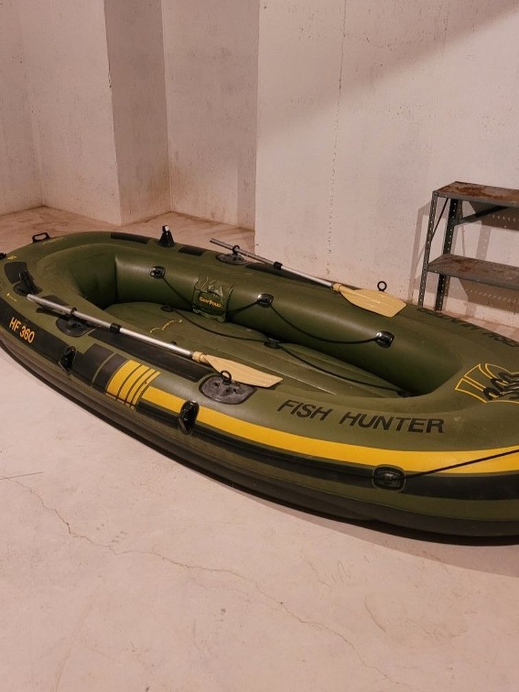 Sevylor inflatable pontoon boat
