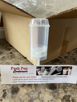 Push Pop Clear Containers
