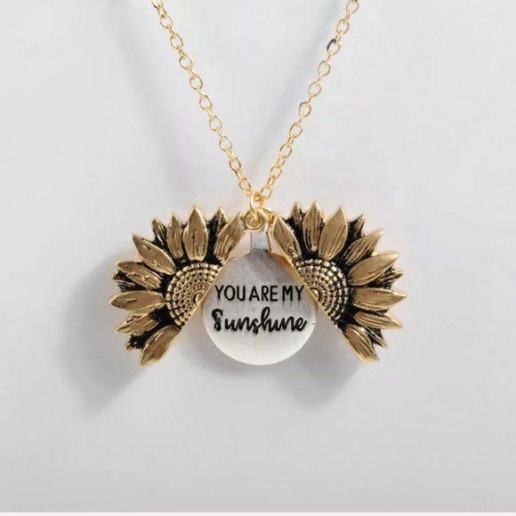 "You Are My Sunshine" Charm Necklace
