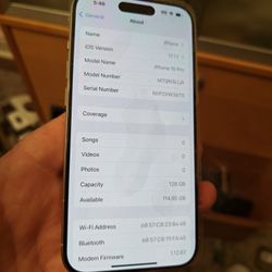 Flawless Verizon/xfinity Apple IPhone 15 Pro 128gb 