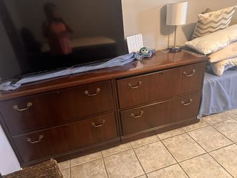 Credenza… Large File Drawers.