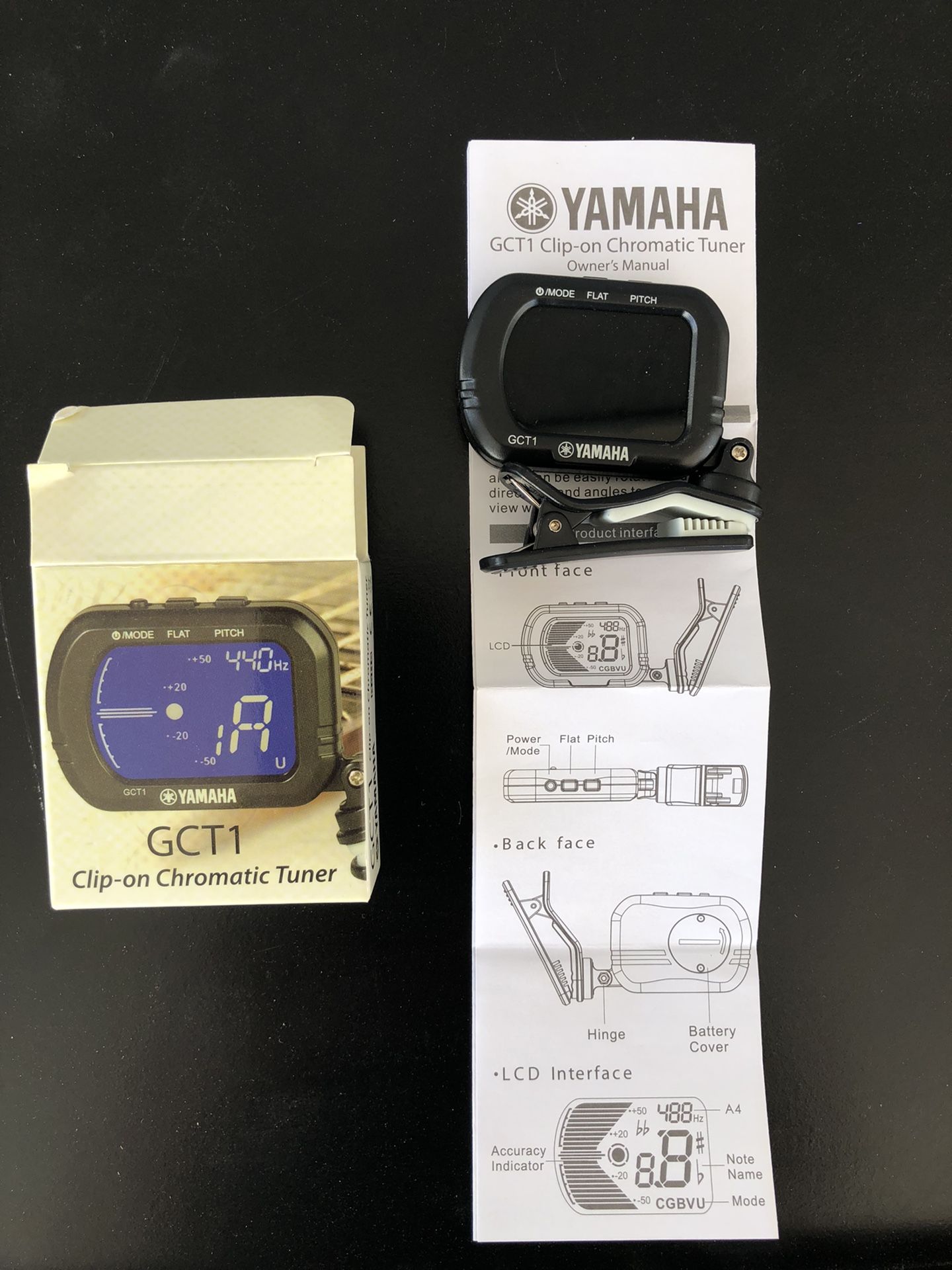 NEW Yamaha Clip-on Chromatic Tuner