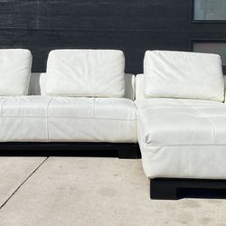 Real Leather Sectional Sofa