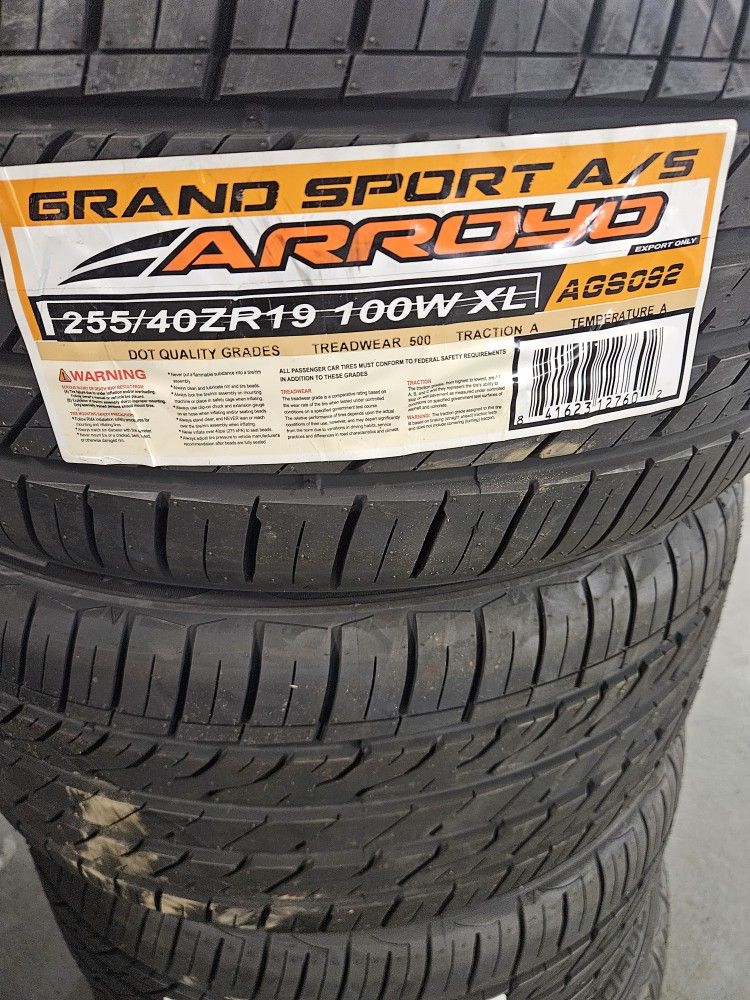 255 40 19 Tires