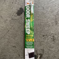 Plastic Brush Door Sweep 